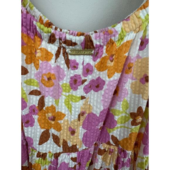 Billabong Endless Shore Maxi Floral Dress Size Large - Picture 7 of 13